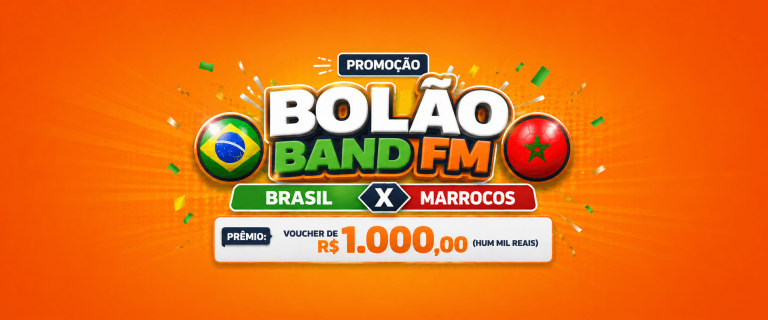 Bolão BAND FM – Brasil x Marrocos – Band FM